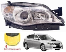 FARO FANALE PROIETTORE DX H7-HB3 SUBARU IMPREZA 2007-2011 PARABOLA CROMATA