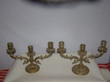 2 antichi candelieri a 3 rami