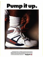 641206 Reebok Pump Poster Stampa artistica da parete ristampa pubblicitaria vintage