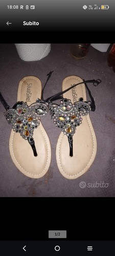 Infradito con strass 40 - con, n