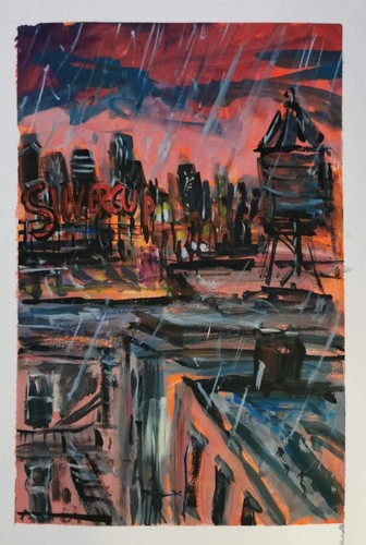Quadro acrilico originale - , a3