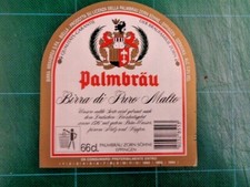 ETICHETTA BIRRA PALMBRAU PURO MALTO MENABREA, 66cl
