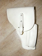 FONDINA A BAULETTO IN CUOIO BIANCO PER BERETTA MODELLO 70