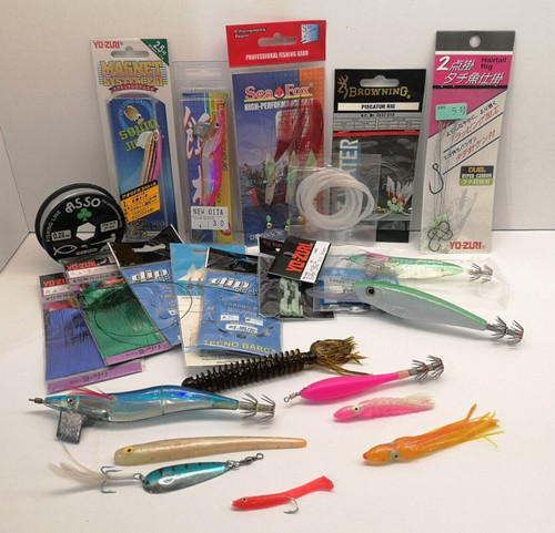 Lotto stock materiale pesca - materiale, da