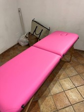 Lettino Da Estetista / Massaggi Pieghevole da Trasporto Rosa