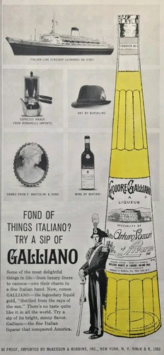 Liquore galliano italian - galliano,