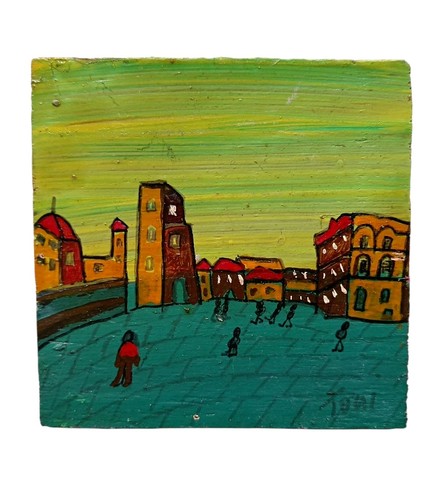 Dipinto vintage su - dipinto,