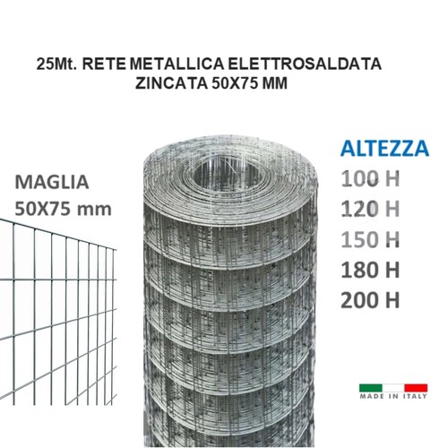 Rete per recinzione zincata - rete,