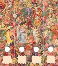 Spine Adesive Per Cartelle DIN A4 Ampie Angeli / Fate / Fiori