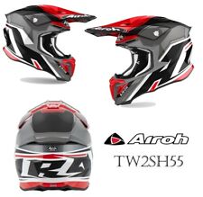 CASCO DA CROSS ENDURO OFF ROAD AIROH TWIST 2.0 SHAKEN RED GLOSS MIS M 57-58
