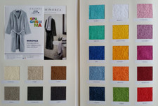 ACCAPPATOIO CALEFFI MINORCA IN SPUGNA UOMO/DONNA CAPPUCCIO 100% COTONE 400 GR/MQ