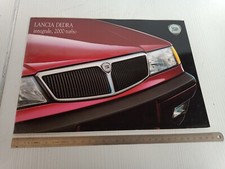 8p brochure depliant originale 1992 Lancia Dedra Integrale 2.0 Turbo inglese