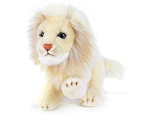 Leone bianco peluche cm - bianco,