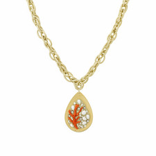 Collana con ciondolo tesoro - con,