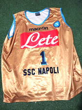 Ssc Napoli Football Shirt Maglia Calcio Macron allenamento jersey training XXL