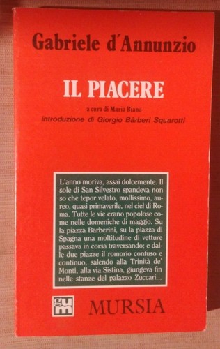 Gabriele annunzio il - d'annunzio,