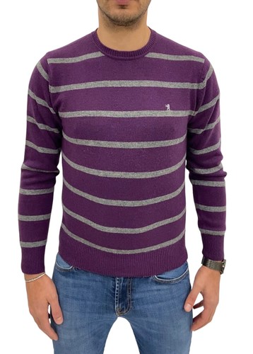 Maglione uomo jaggy girocollo - uomo,
