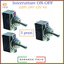 Interruttore a levetta on off