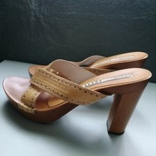 Sandalo donna Fratelli Rossetti, tg. 40, zeppa, legno 