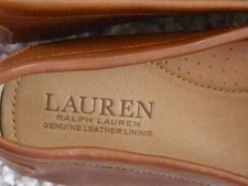 RALPH LAUREN  LEATHER DRIVER  SHOES   SIZE 41  BRAND NEW TROPPO COMODO