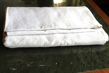 2 ANTICHE LENZUOLA DA LETTO MATRIMONIALE IN PURO COTONE RUSTICO TESSUTO SU TELAI