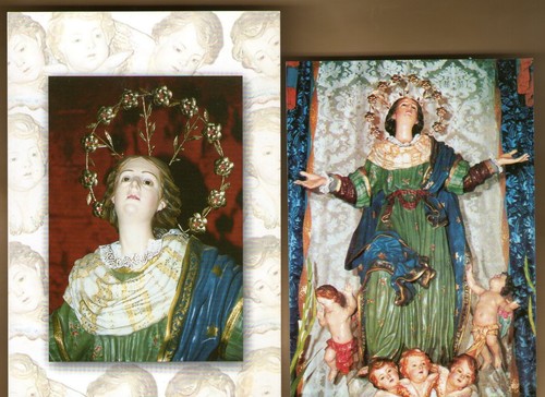Santini holy card maria - -,