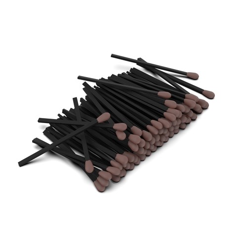 Bastone nero punta - bastone,