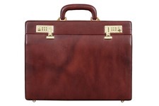 Valigetta uomo marrone vera