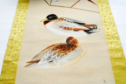 Arte giapponese dipinti anatre - arte,