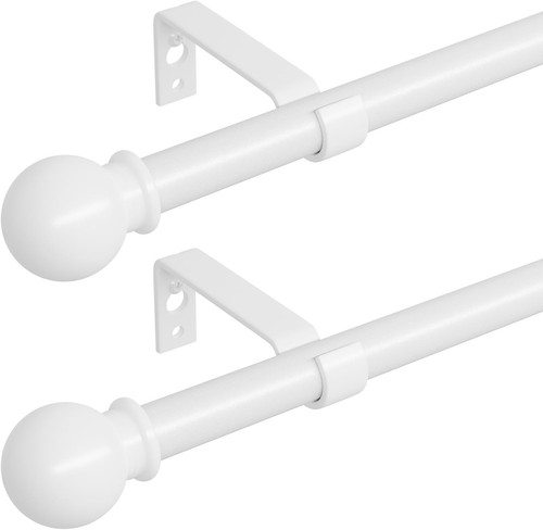 Bastone tende bianco - 80-224, cm