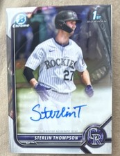 Topps Bowman Chrome Sterlin