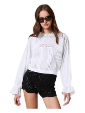 Camicia blusa manica lunga da Donna Twin Set Taglia 42 Colore Bianco