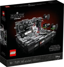 LEGO 75329 - LEGO STAR WARS -  Diorama Volo sulla trincea della Morte Nera-NUOVO