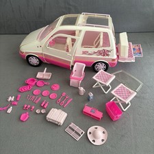 Mattel barbie 1995 mini van - barbie,