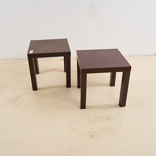 Coppia tavolini legno - di,