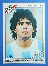 FIGURINA CALCIATORI PANINI MEXICO 86 DIEGO A. MARADONA N. 84 ORIGINAL RECUPERATA
