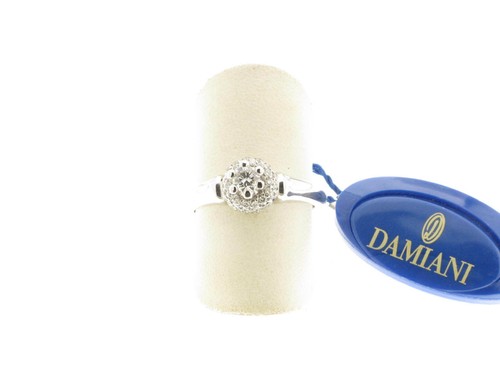 Damiani anello solitario oro - anello,