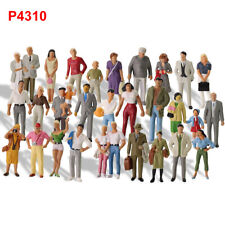 30pcs O Gauge People 1:43 Scale Painted Standing Figure Different Poses P4310