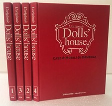 21 Dolls' House Case & mobili in miniatura antiquariato 4 volumi collezionismo