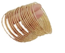 30 Braccialetti Placcati Oro