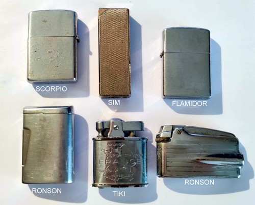 Lot briquet scorpio - 6,