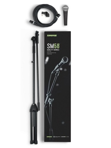 Microfono shure sm58 bundle - shure,