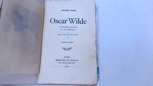 Andre gide oscar wilde - andre, wilde"