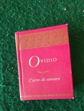 L'ARTE DI AMARE - OVIDIO - I TESORI DELLA POESIA IN MINIATURA - DE AGOSTINO 2004