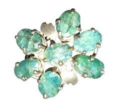 ANELLO in argento 925 e pietre radice di SMERALDI  - GIOIELLO