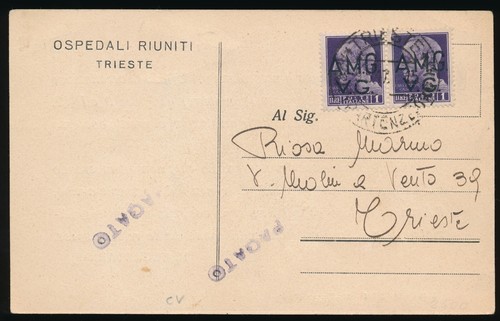 1947 italia venezia giulia - italia,