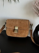 borsa In Pelle Scamosciata 