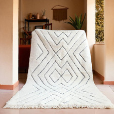 Tappeto geometrico in lana