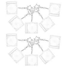  Portachiavi mini CD 10 pezzi