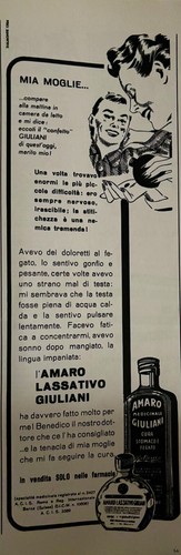 Amaro lassativo giuliani anni - lassativo,